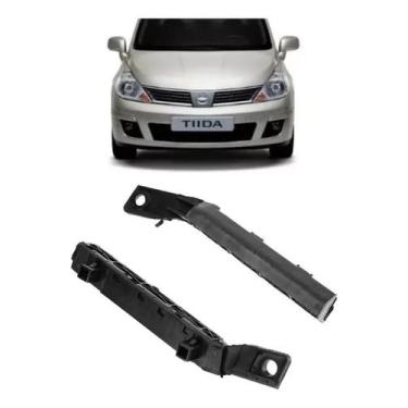 Imagem de Par Guia Parachoque Dianteiro Tiida 2007 2010 2011 2012 2013 - Congrat