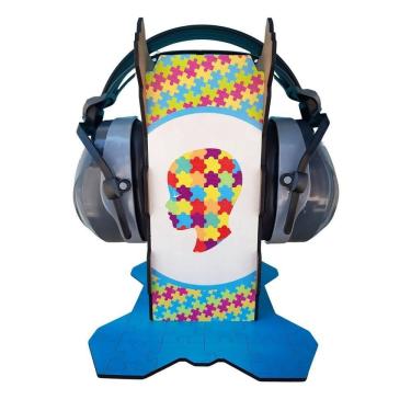 Imagem de Abafador De Ruído Color Para Autistas Com Suporte Decorativo