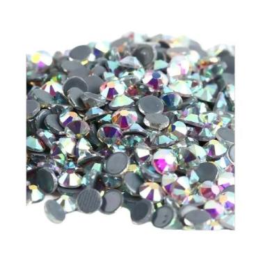 Imagem de Strass De Cristal Preto Jet DMC Hot Fix Para Costura Em Tecidos E Vest