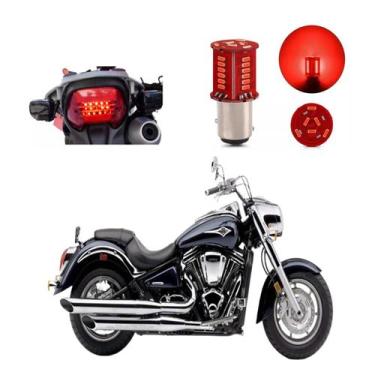 Imagem de Lâmpada Led Freio 2 Polos Sequencial Strobo Moto Vulcan VN 2000 Mean S