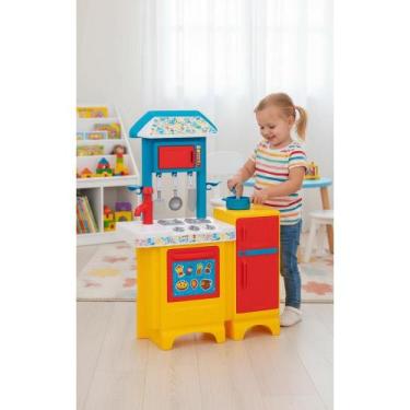 Imagem de Cozinha Infantil Amarelo/Azul Fogão Geladeira Diversão! - Congratulati