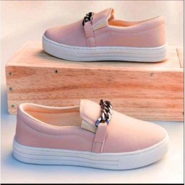 Imagem de Tenis Feminino Casual Iate Sapatenis Calce Facil Confortavel-Feminino