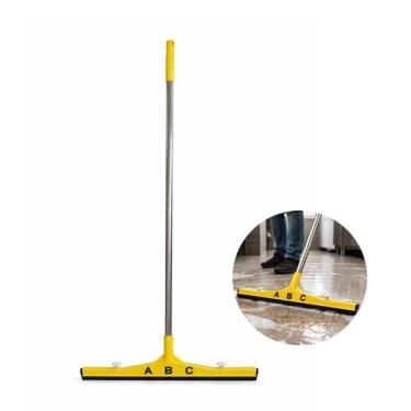 Imagem de Rodo Multiuso Cabo Inox 44cm Amarelo EVA Duplo Substituível - FRIGOPRO