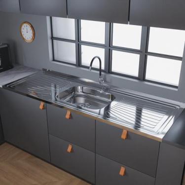 Imagem de Pia para Cozinha Monobloco Inox 150x53cm Forminox