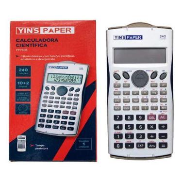 Imagem de Calculadora Científica Yins YP7308 12 Dígitos 16x8cm - YIN'S PAPER