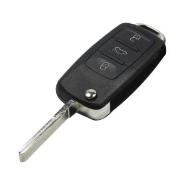 Imagem de Chave Remota Flip De 3 Botões Para Carros VW Passat Polo Golf Beetle S