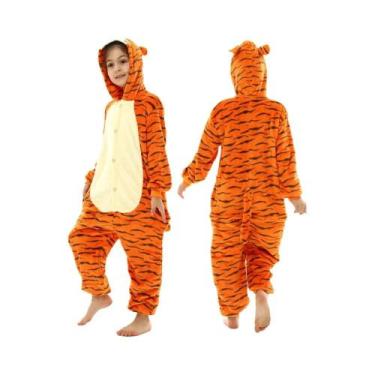 Imagem de Pijamas Kigurumi De Dinossauro, Unicórnio, Panda E Stitch Para Criança