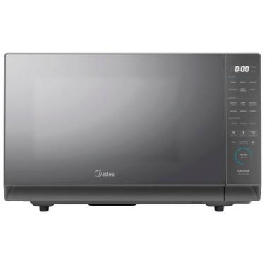 Imagem de Micro-ondas 35L Prata Porta Espelhada MasterCook Midea, Prata, 220V
