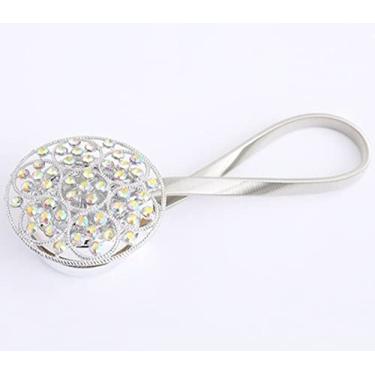 Imagem de Ímã da moda alça de cortina de flores fivela de cortina magnética suporte de janela acessórios de cortina decoração de quarto, 1,30,50 cm