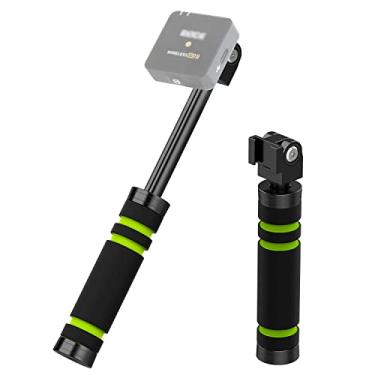 Imagem de YOUSHARES Alça de microfone sem fio Go II para entrevista, adaptador portátil retrátil sem fio compatível com microfones Rode Go & Rode sem fio Go 2 - acessórios Rode Go 2 (metal)