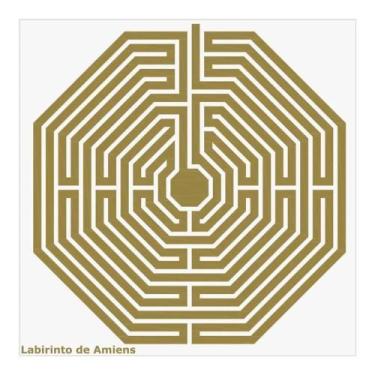 Imagem de Placa Radiônica Labirinto De Amiens - Radiestesia - All Therapy
