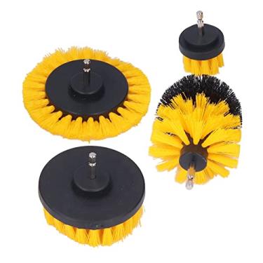 Imagem de 4 Pçs Escova de Broca Power Scrubber Drill Scrubber Brush Acessório de Escova de Limpeza 1/4 pol. Haste Hexagonal PP Ferramenta de Limpeza para Pia de Banheira