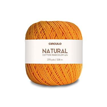 Imagem de Algodão Natural Maxcolor 4/4 da Círculo – 100% Algodão Virgem Brasileiro (Pacote com 1 Bola) – 370 m, 200 g – COR: 4131 - DARK CHEDDAR