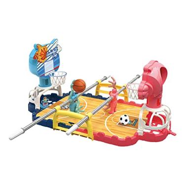 Imagem de Deevoka Divertido jogo de tabuleiro de pebolim e pontuação, jogos de arcade para 2 jogadores, mini jogo de de mesa, jogo de futebol de para, Estilo b