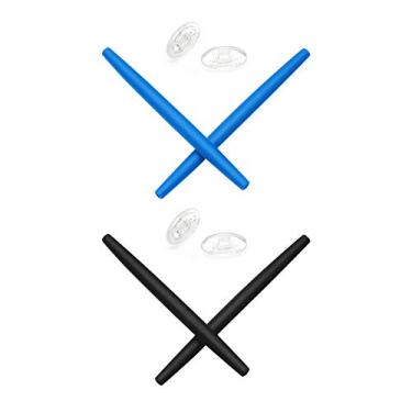 Imagem de Mryok — Protetor nasal de substituição para óculos de sol Oakley Transistor, Sky Blue & Black, One Size