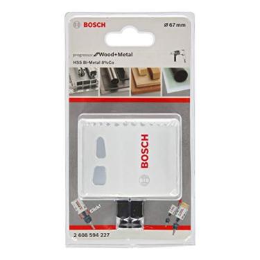 Imagem de Bosch Progressor Serra Copo para Madeira e Metal com Encaixe Rápido, Branco/Preto, 67 mm