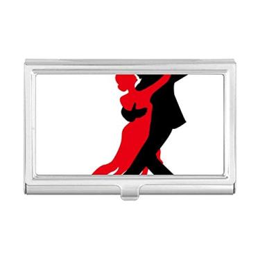 Imagem de Dançarina Social Dancing Duet Dance Porta-cartões de visita Carteira de bolso