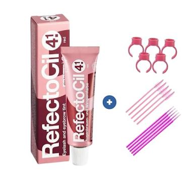 Imagem de Tinta Para Sobrancelhas Refectocil Vermelho N° 4.1 15ml + Acessórios