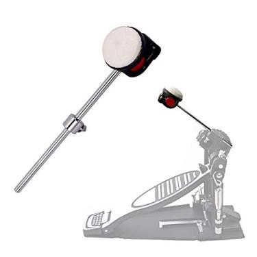 Imagem de SIMBAE Baqueta Percussion Hammer Drum Stick Bumbo Batedeira Martelo Cabeça de silicone com feltro de algodão para acessórios de bateria