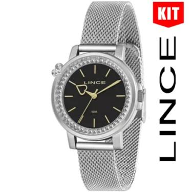 Imagem de Relógio LINCE KIT prata feminino LRM4721L KP57P1SX
