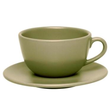 Imagem de Xícara Chá 200ml Oliva Unni com Pires Oxford
