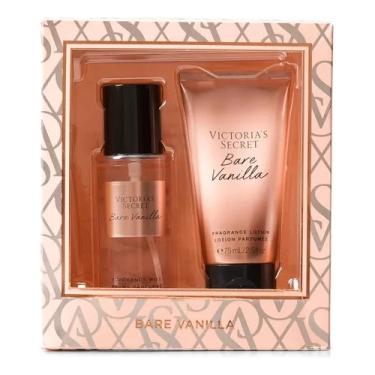 Imagem de Kit Victorias Secret Bare Vanilla 75ml Body Spray + Lotion Parfumee