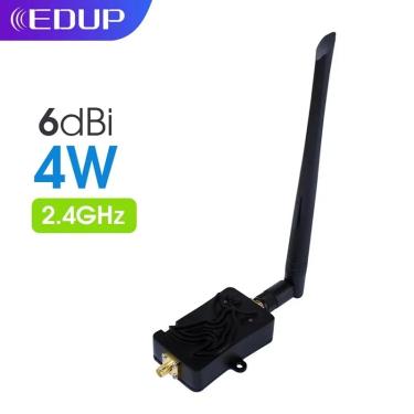 Imagem de EDUP 2.4Ghz 4W 802.11n Wifi Signal Booster Amplificador de Sinal WiFi Repetidor Extensor Sem Fio