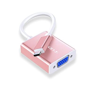 Imagem de LENTION Adaptador de cabo USB C para VGA, conversor de monitor tipo C para VGA compatível com MacBook Pro 13/15/16 2023-2016, novo Mac/MacBook Air/Surface, iPad Chromebook, Galaxy, Dell XPS, telefone,