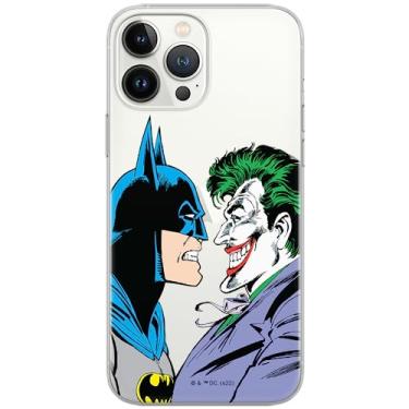 Imagem de Ert Group Capa para celular original e oficialmente licenciada DC para iPhone 13 Pro Max modelo Batman e Coringa 005 perfeitamente adaptada à forma do smartphone, parcialmente transparente