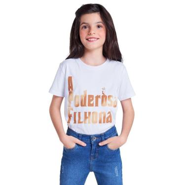 Imagem de Camiseta Menina Poderosa Filhona Reserva Mini-Feminino