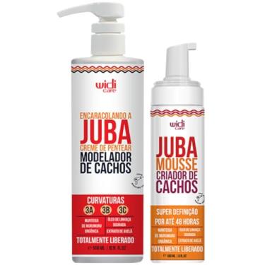 Imagem de Kit Juba Widi Care Creme De Pentear Encaracolando + Mousse Criador De Cachos