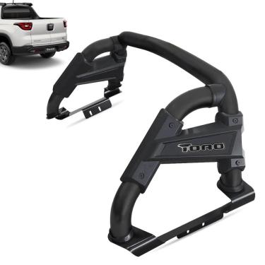 Imagem de Santo Antonio Fiat Toro 2016 a 2024 Max Preto com Barra