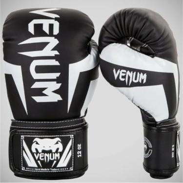 Imagem de Luvas de boxe Venum Elite, Black/White, 10 oz