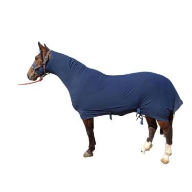 Imagem de Capa para cavalo de legging Azul para Crioulo e Quarto de Milha - Fabi