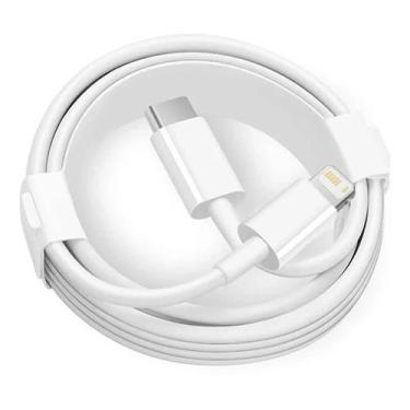 Imagem de Cabo Lite Para Tipo C Dados Recarga 18w Compatível Iphone 7 8 X XS XR 