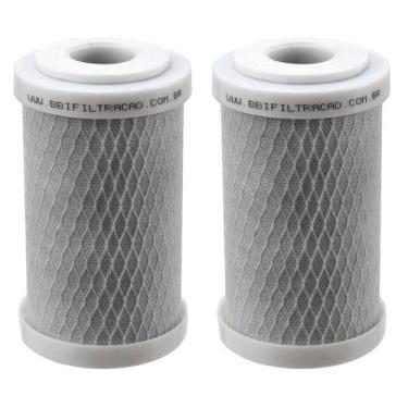 Imagem de Kit 2 Unidades Refil Filtro Carbon Block 5 X 25 125 - BBI