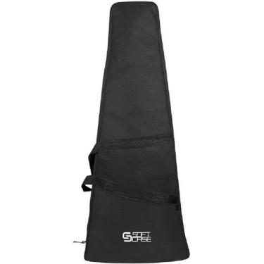 Imagem de Capa Guitarra Soft Case Start Almofadada - Preto - Carbon