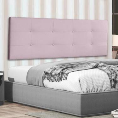 Imagem de Cabeceira Painel Casal 1,40m Berlim Suede Rosa Bebê SKY MOBILE - Dal P