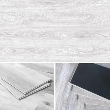 Imagem de Piso Vinílico Autocolante Placa Adesiva Régua Madeira Cx 5M - Revomax