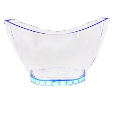 Imagem de Champanheira Oval Grande LED KrystalON Transparente Acrílico, 9 l, Acr