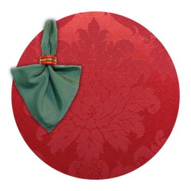 Imagem de Kit Mesa Posta Sousplat Completo de Natal Natalino Estampado - MUMUDEC