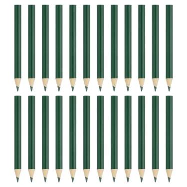 Imagem de PATIKIL Conjunto de lápis de cor verde médio, 24 peças de lápis de cor a óleo de madeira para pintura artística de artistas