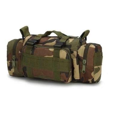 Imagem de Pochete Bolsa De Cintura Tática Militar Impermeável Com Alça  - GN, Ca