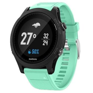 Imagem de Pulseira Para Garmin Fenix 5 6 935 945 Quickfit 22mm Silicone Várias C