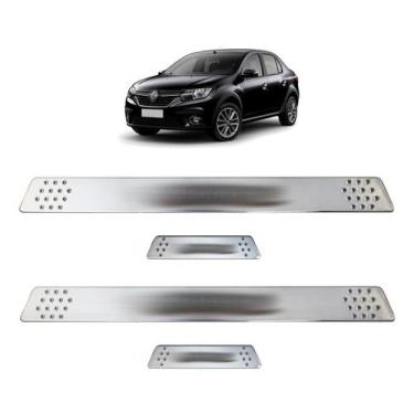 Imagem de Soleira para Porta Lateral Tuning Esportiva para carros 4 Portas (ABS)