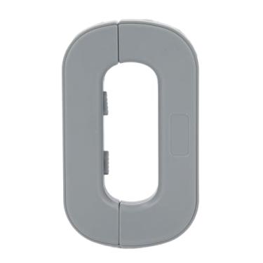 Imagem de Fechadura de Geladeira à Prova de Bebês, Trava de Geladeira, Trava de Segurança de Porta de Armário Resistente a Crianças Com Mecanismo Simples de Botões de Dedo Duplo,