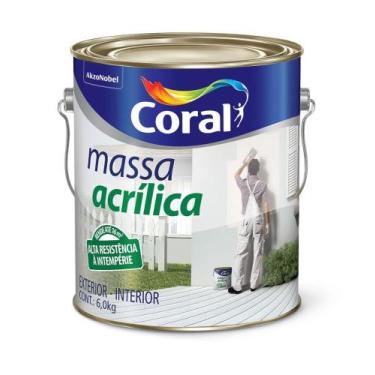 Imagem de Massa Acrílica Coral 6kg