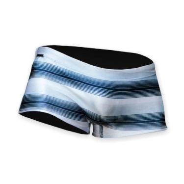 Imagem de Sunga Boxer Grigo Collection Ocean com bolso, Branco, 40