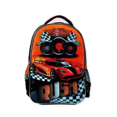 Imagem de Mochila Infantil Escolar Grande Resistente Menino Carros - Denlex, Pre