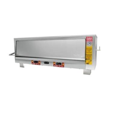 Imagem de Forno Industrial a Gás 90X70 400C 1CâmaraMetalmaq, Gás de Botijão (GLP
